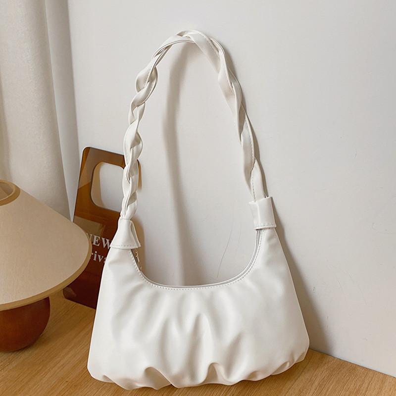 Fashionable Underarm Bag For Women Street Style Pu Small Shoulder Bag