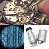 Mini Pocket Microscope UV Magnifier Folding Jewelry Microscope Illuminated Adjustable Jeweler Loupe Magnifying Glass