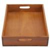 Wooden Flower Pot, Vintage Pine Planter Box with Retro Wood Grain for Garden Plants 33.5x24.5x7cm Multi Purpose Storage Container