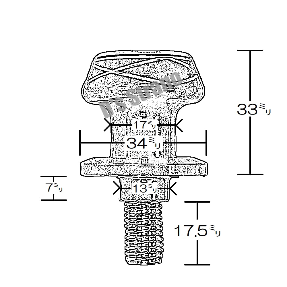 [D's Strano] Universal Swing Arm Spool Stand Hook Set of 2 Left & Right