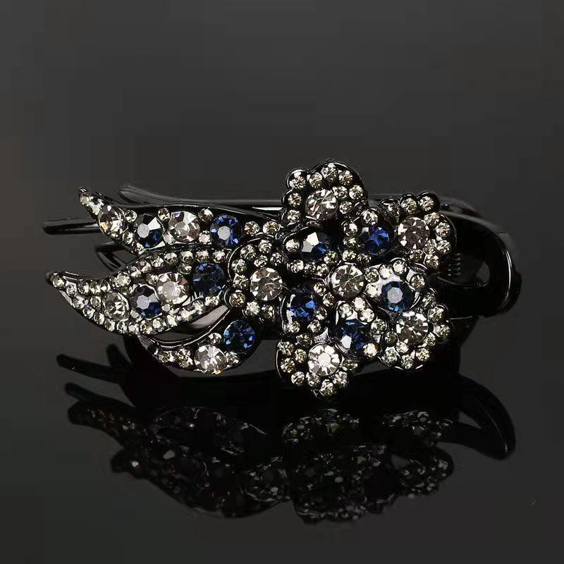 Koreanische Strass-Entenschnabel-Haarspange für Frauen