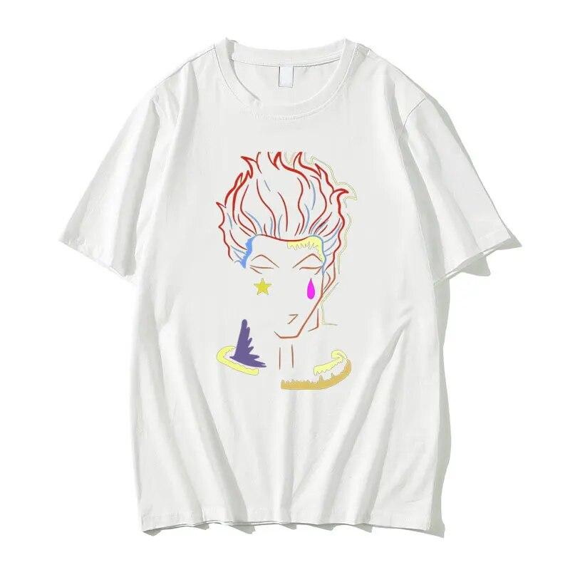 Anime Hunter X Hunter Hisoka Tričko s potiskem Streetwear Unisex Móda Harajuku Tričko Krátký rukáv Unisex Dámské Unisexga Trička pro volný čas