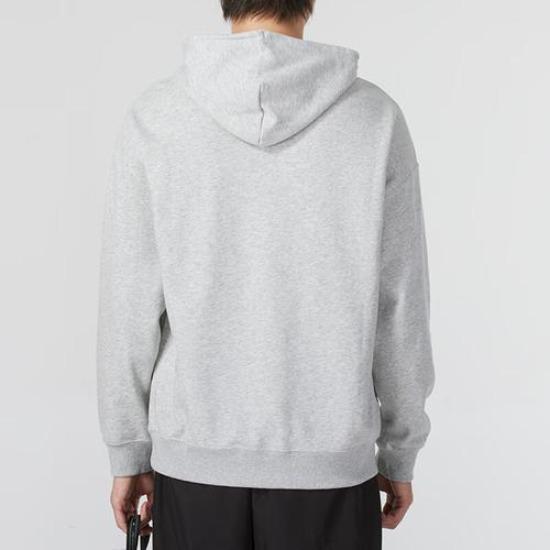 PUMA Embroidered Letter Hoodie Casual Sweatshirt for Men in Gray 631036-04
