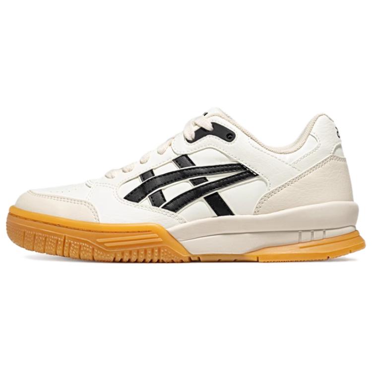 Asics Gel-Spotlyte Synthetic Leather Comfortable Durable Wear-Resistant Low-Top Retro Basketball Shoes Unisex Sneaker Beige 1203A505-103