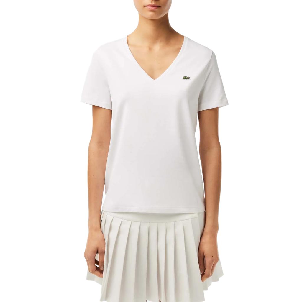 Lacoste Womens/Ladies V Neck Loose Fit T-Shirt