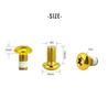 12pcs Bicycle Disc Brake Rotor Torx Bolts T25 M5x10mm Stainless Steel MTB Road Mountain Bike Fixing Screws Cycling Accessory