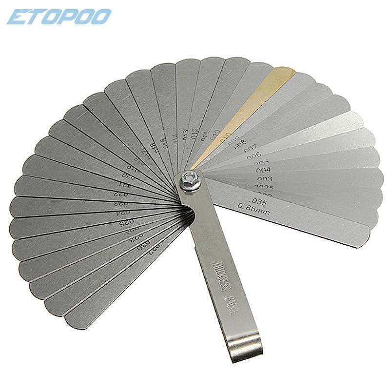 

32-Piece Brass Feeler Gauge Set (0.04-0.88mm)
