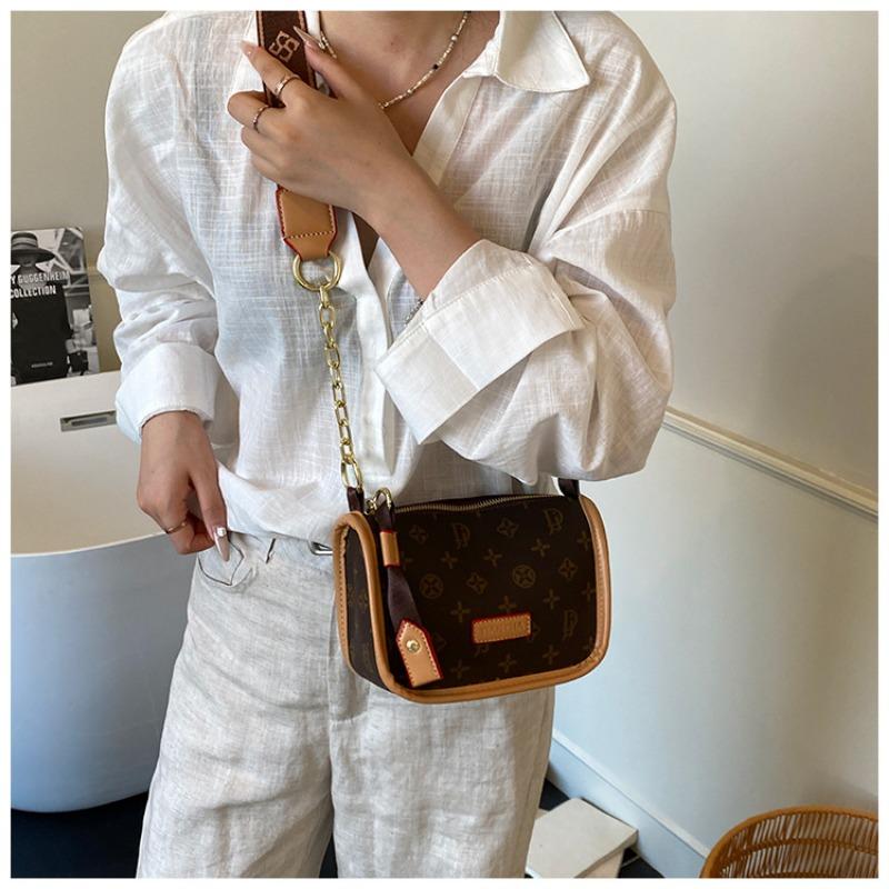 High-end Fashion Bag Women's New Commuter Printed Underarm Shoulder Bag Versatile Oblique Span Bag