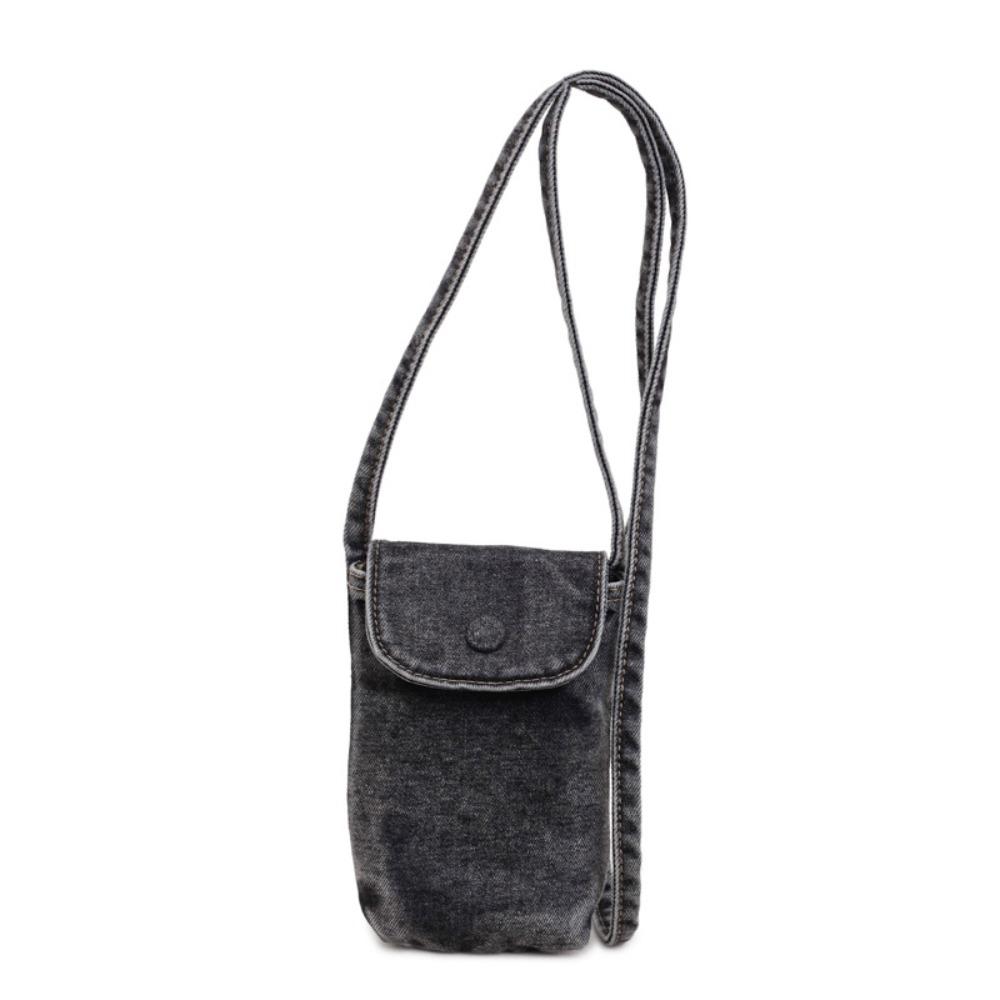 Street Style Denim Crossbody Tasche Y2K Handy-Portemonnaie Modische Canvas Tasche Damen & Herren
