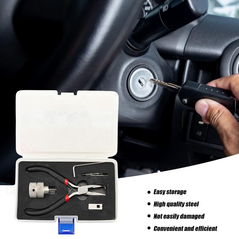 For Honda Ignition Car Lock Pin Removal Extractor Repair Tool Kit Peg Puller Box Ignition Lock Dowel Pin Removal Tool Kit Repair