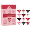 2D Flat Acrylic Underwear, with Box, Christmas Countdown