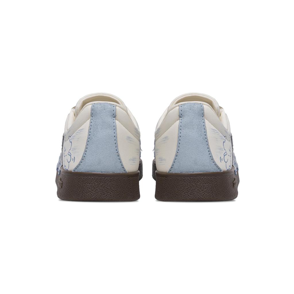 Adidas Vl Court Classic Pandora Manufacturing, Denim Bear Low top Skateboard Shoes Unisex Beige Blue JQ1501(Team1058-)