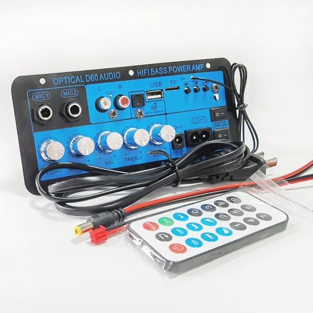 Dual Microphone Bluetooth Amplifier Multi-functional Stereo Amplifier Board Subwoofer Amplifier