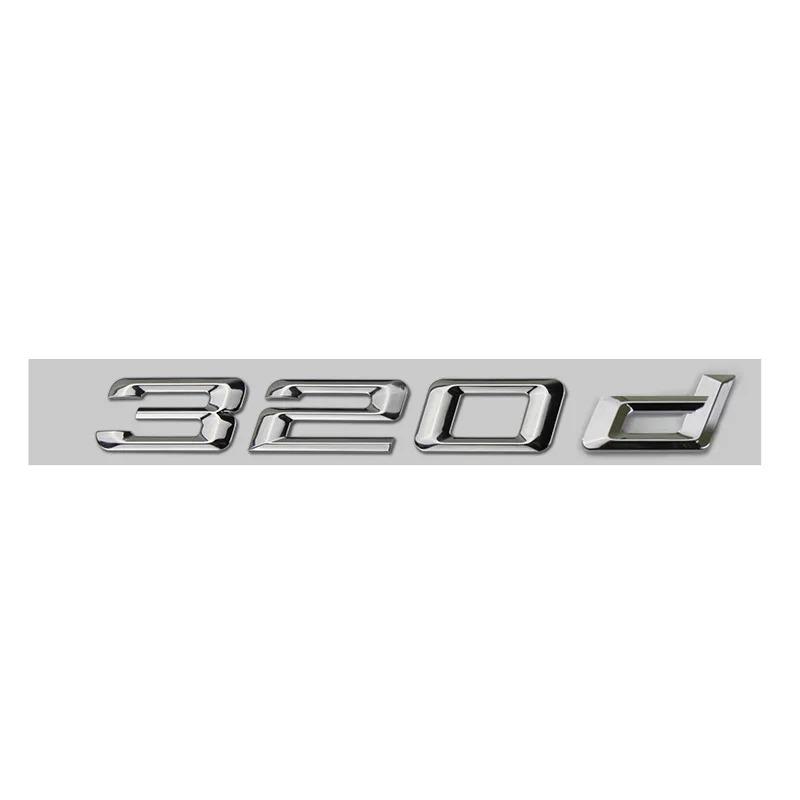3D ABS Auto Buchstaben Kofferraum Emblem 316i 318i 320i 325i 328i 330i 335i 330d 320d Logo Aufkleber für BMW E46 F30 E90 Zubehör