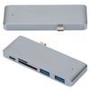 Přenosný USB C Hub 5 v 1 PD Rychlý Multi Port Rozšíření USB C Adaptér pro MacBooks pro Tablet