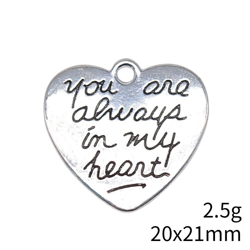 Valentine's Day Charm Phone Love Heart Tags Best Friends Charms Pendant Art Supplies Craft Pendants