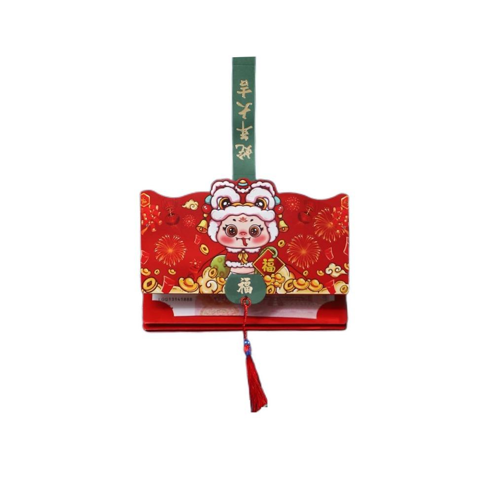 Fodable Folding Red Envelope DIY Packing 2025 Red Envelope Bag  Spring Festival
