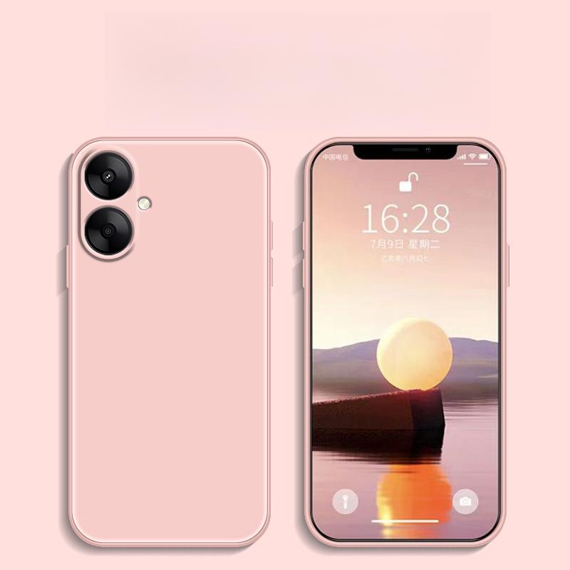Applicable To Redmi 13r Mobile Phone Case Redmi Protective Case Liquid Soft Silicone Full-cover Anti-fall Case for Men and Women