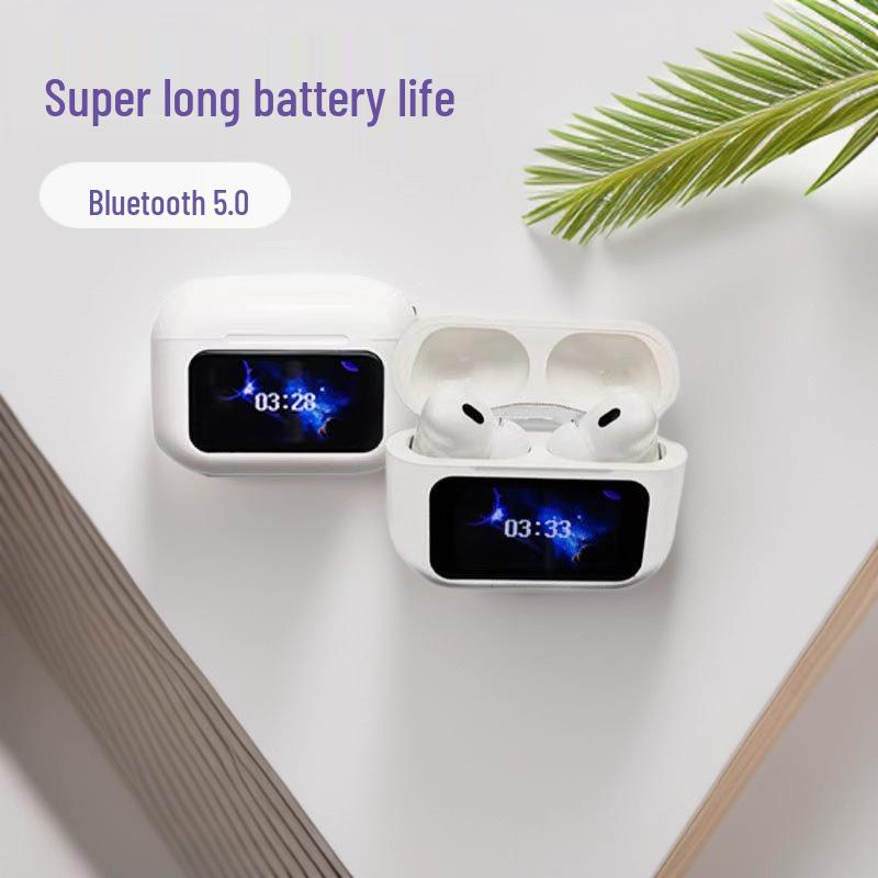 A9Pro AI Smart Translation ANC Noise-Cancelling Bluetooth Headset with Touchscreen for Apple