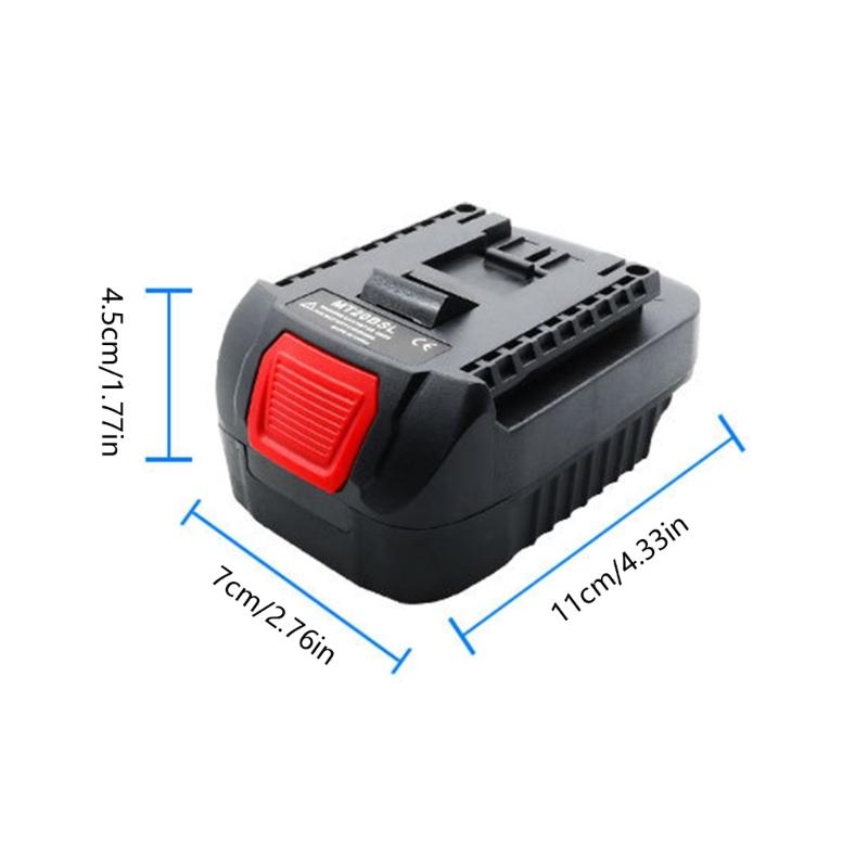 Universal 18V Power Tool Adapters Safe Overcharge Defense Ergonomic Designs Batteries Converter Suitable for Power