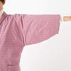 Watanosato Kurume Ori-mae Long Hanten (Small Arrow Pattern, Pink)
