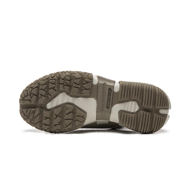 Li Ning Outdoor CF Tracing Low top Mountaineering Hiking Shoes Women's Tea Milk Umber Mica Gray AHCW044-6
