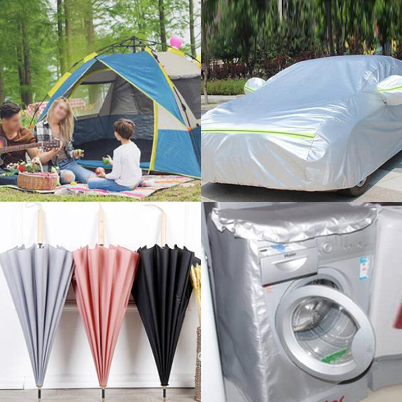 3M Waterproof Polyester Taffeta Fabric With Silver Coated For Diy Kite Cloth Umbrella Camping Tent Garden Awning Canopy