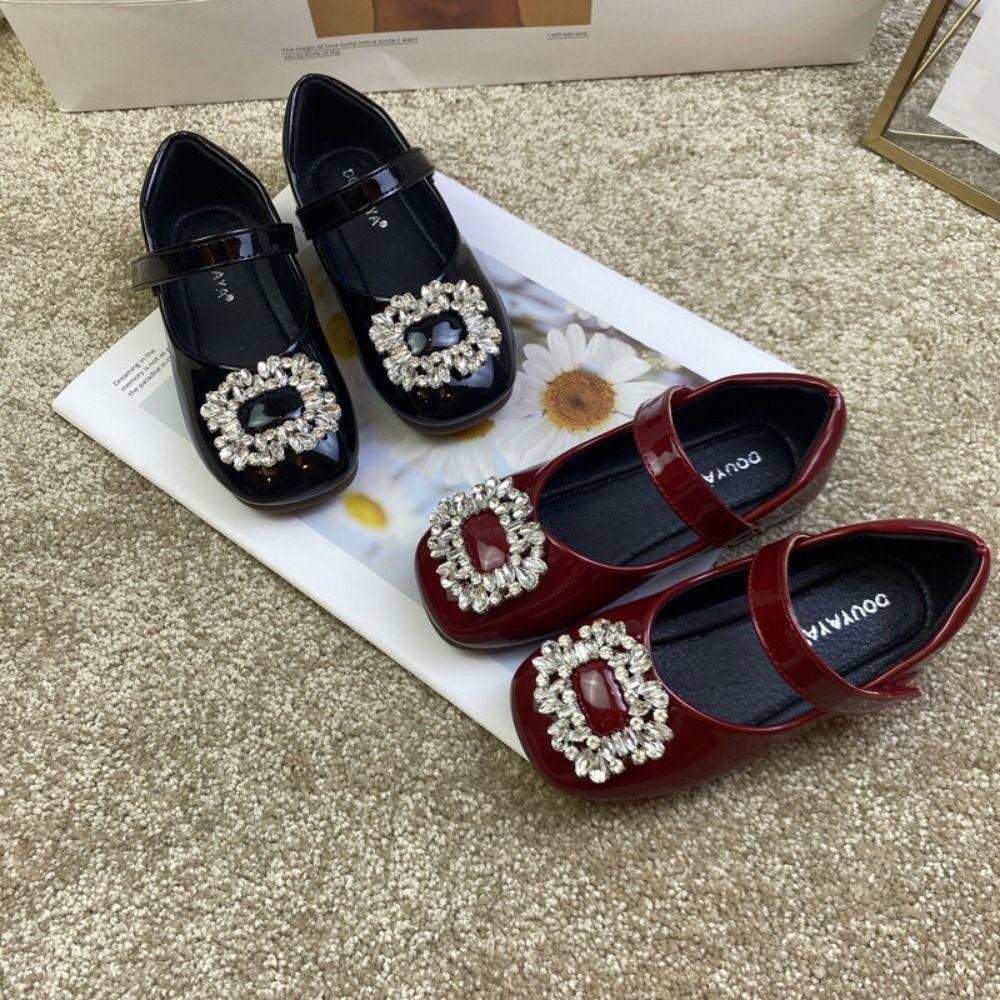 PU Kids Shoes Soft Soled Girl Princess Shoe Children Shoes Children Leather Shoes Spring Season