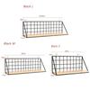 Wall Mounted Shelves Without Drilling Wood Hanging Shelf for Living Room Bedroom Storage Basket Wall Decoration Rack Organizers