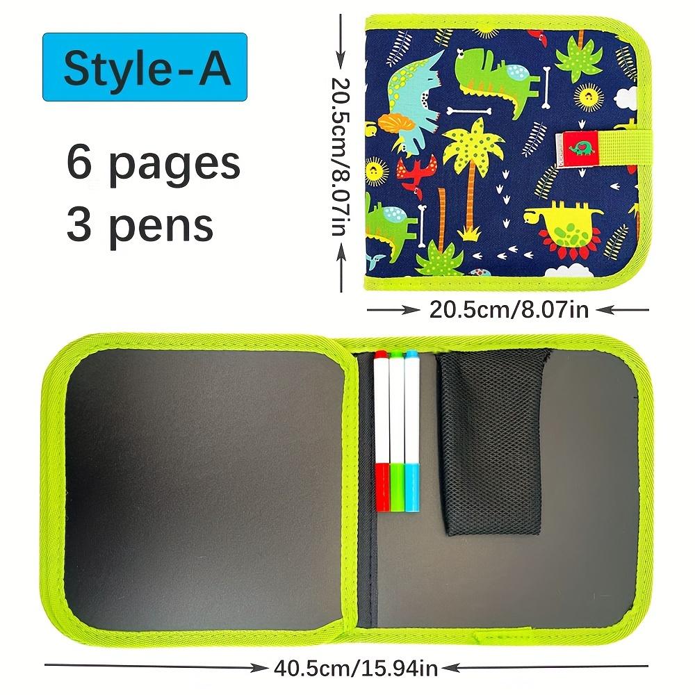 Erasable Painting Writing Board Montessori Magical Book Water Drawing Toys With Pen Reusable Drawing Early Education Book Toys