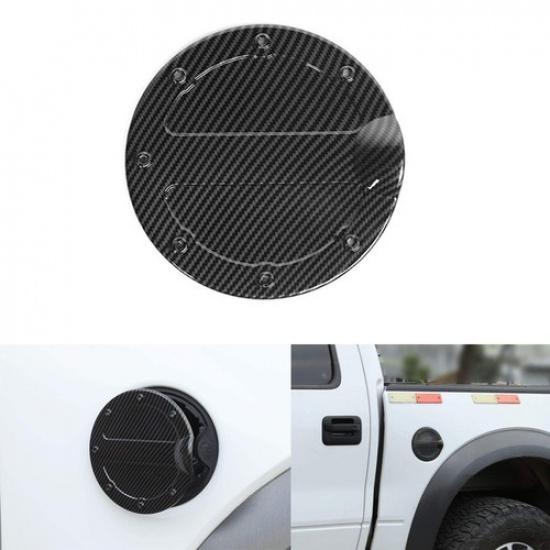 Внешняя крышка лючка бензобака Отделка лючка топливного бака Для Ford F150 Raptor 09-14 Карбон