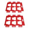 Toolbox Mounting Plate 100 Lbs Loading Capacity Storage Toolbox Metal Mounting Base Replacement for   Toolbox