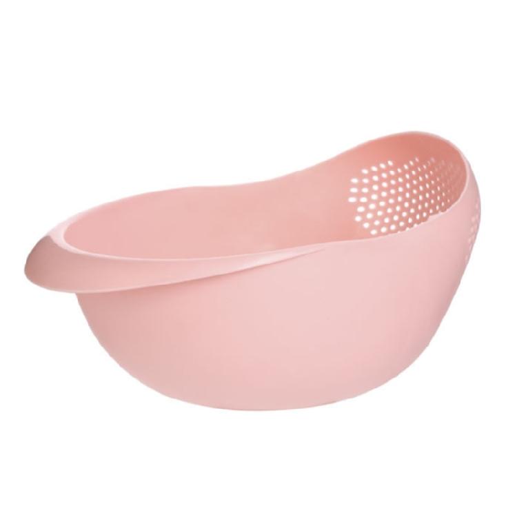 Kitchen Drain Basket Fruit Bowl Plastic Rice Washing Bowl Colander Rice Bowl Strainer Basket Homes Kitchen Organizers