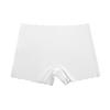 Women's Sexy High-Waisted Slimming Seamless Bow Trim Pants Non-Rolling Wave High Stretch Ice Silk Anti-Chafing Solid Knitted