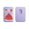 Summer Fruit Watermelon Leather Phone Wallet Case For Magsafe Magnetic Slim Back Pocket Shockproof Durable Stylish Cover
