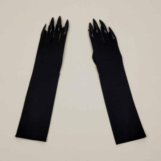 Halloween Long Finger Claw Gloves Adults Paw Gloves with Long