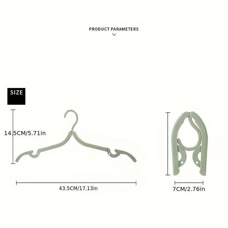 Portable Folding Travel Hangers - Essential Cruise Accessories, Space-Saving Clothes Drying Racks, Hangers for Clothes