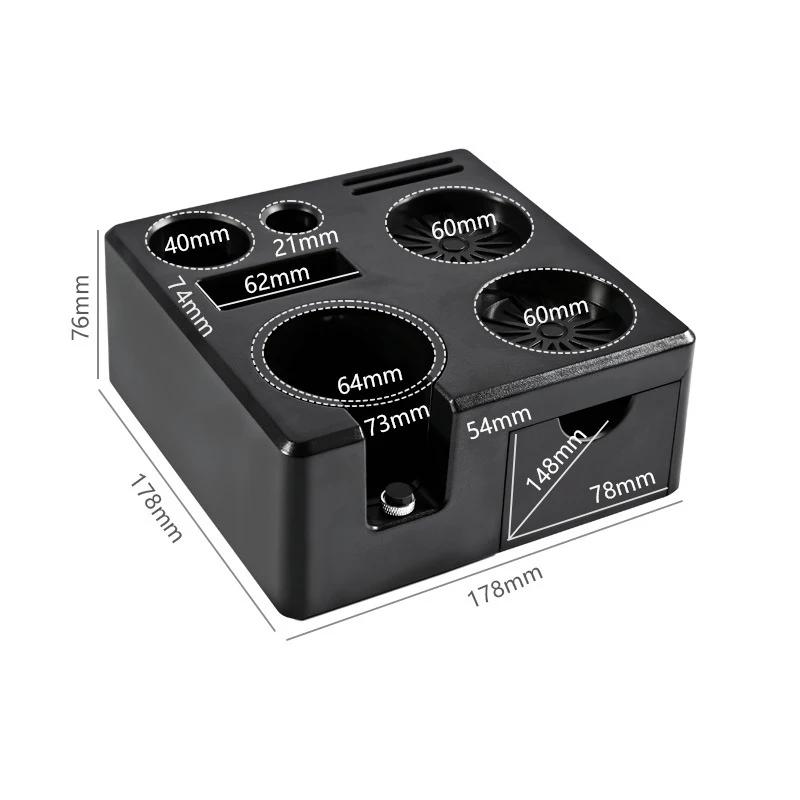 Kaffee-Tamper-Station 51mm 54mm 58mm Siebträgerhalter Ständer Matte für Delonghi Breville E61 Espressomaschinen Zubehör Barista Werkzeuge