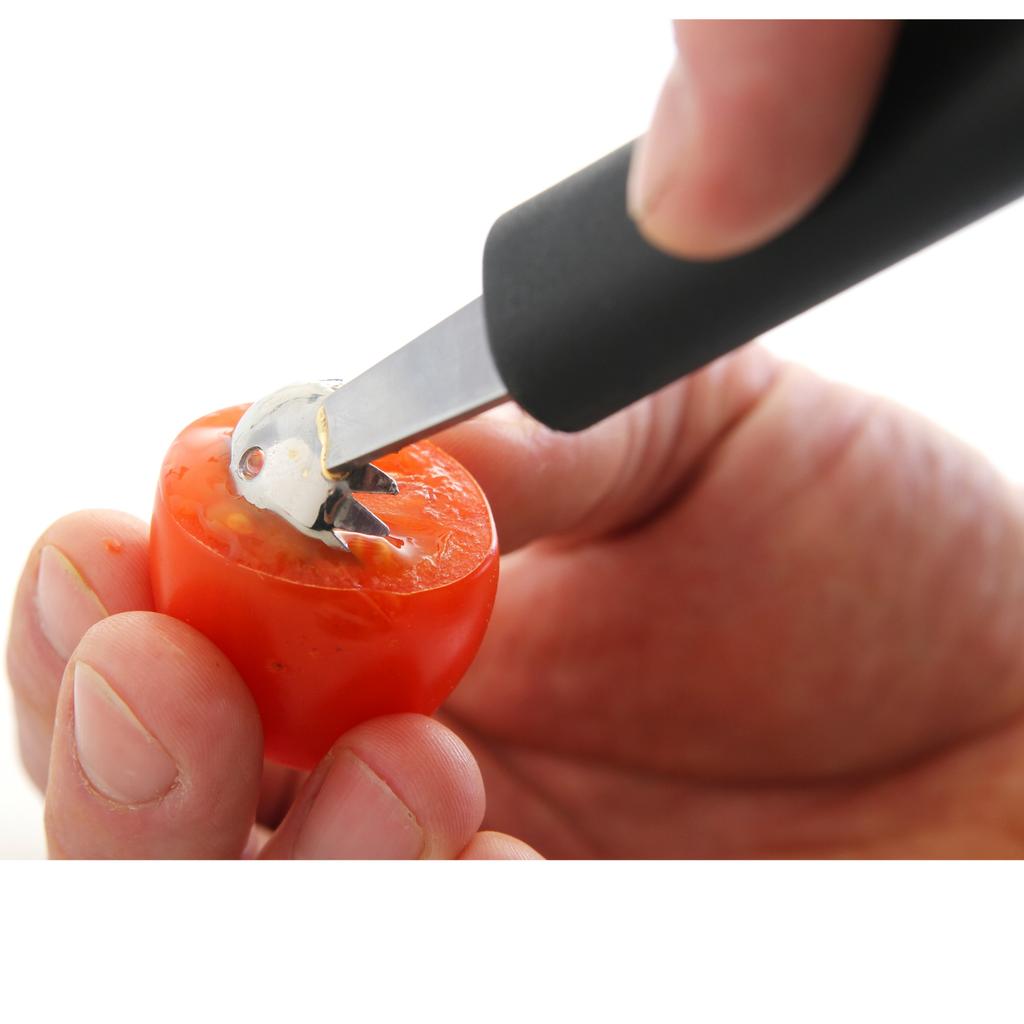 Hendi 856024 Stainless Steel Ball Knife with Serrated Edges