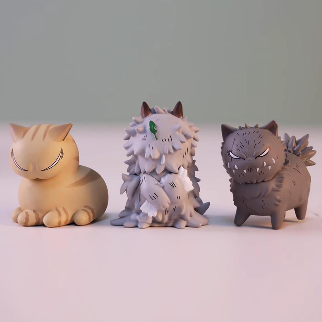 AAGWW Cat Figurine Capsule Toy Gachapon Character Toy Cute Gift Stray 6-Piece Set, Toy, Set, Decorative, Figurine, (Wandering Cat)