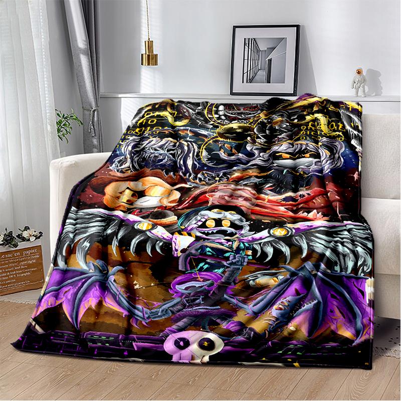 2025 New Style 3D Murder Drones Uzi Cartoon Soft Blankets,Throw Blanket Comfortable Blanket for Picnic Beds Sofa Home Bedroom