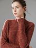 Women's Thickened Cashmere High-Neck Pullover Sweater: Versatile, Warm Long-Sleeve Knitwear