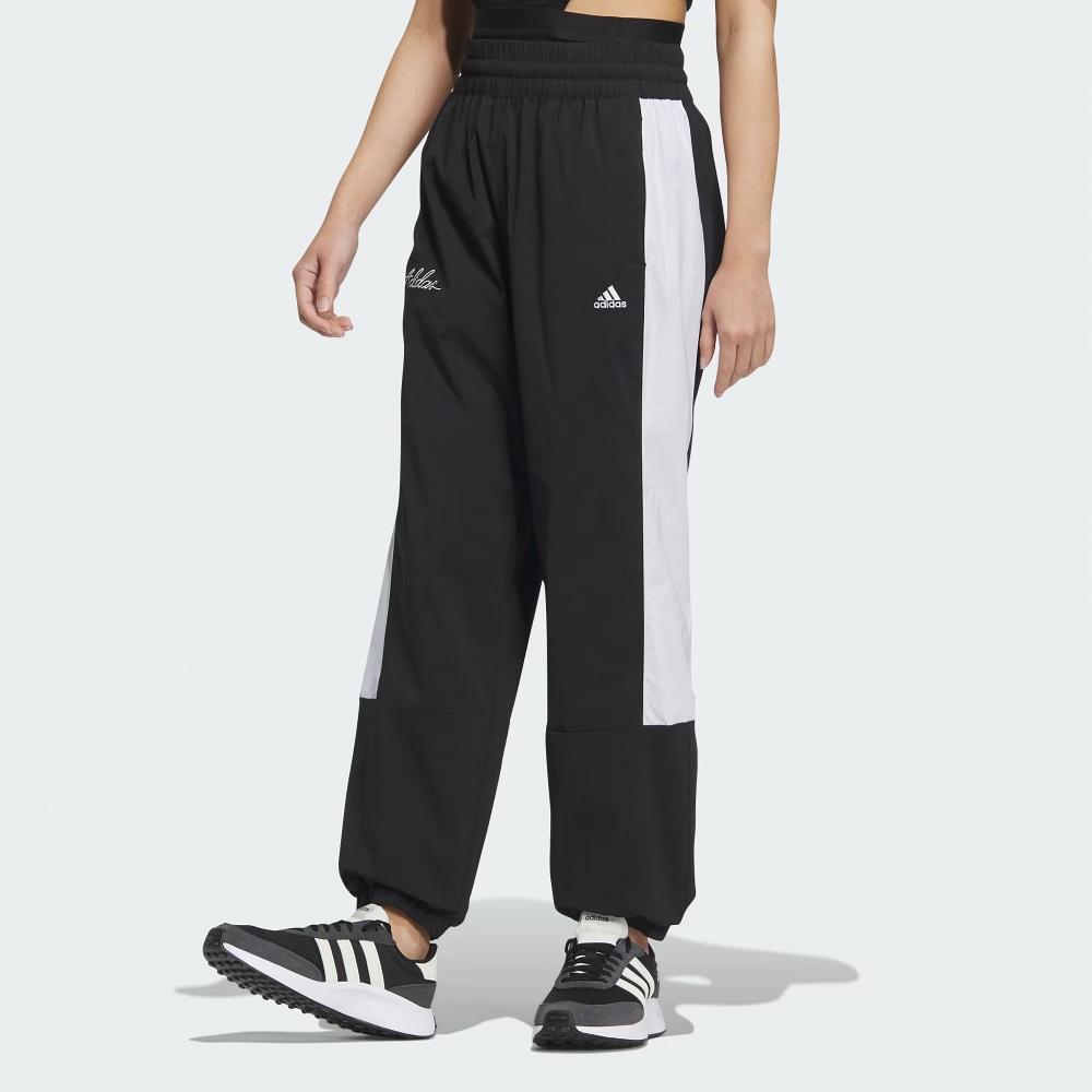 Adidas Colorblock Jogger Pants Women Bottoms Black IP0741