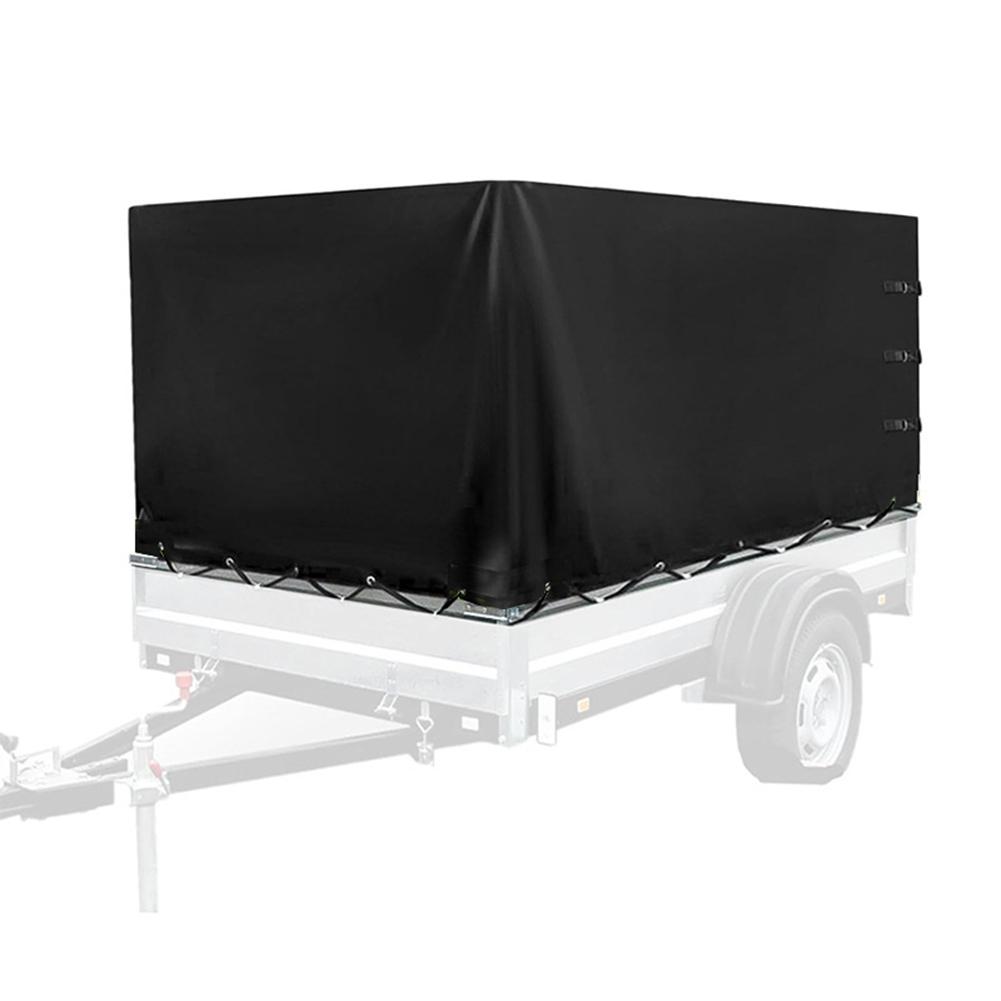 High Canopy Truck Trailer Cover Made of 600D Oxford Cloth Waterproof Dust Protection UV Resistant Material All Weather Coverage