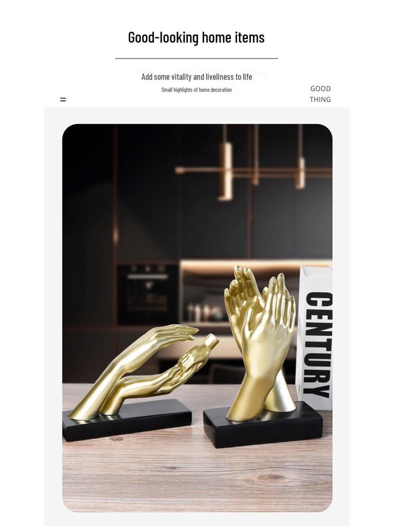 Contemporary Abstract Resin Art Table Ornament