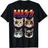 EYDE Hiss Funny Cats Kittens Rock Rockin Short Sleeve T-Shirt