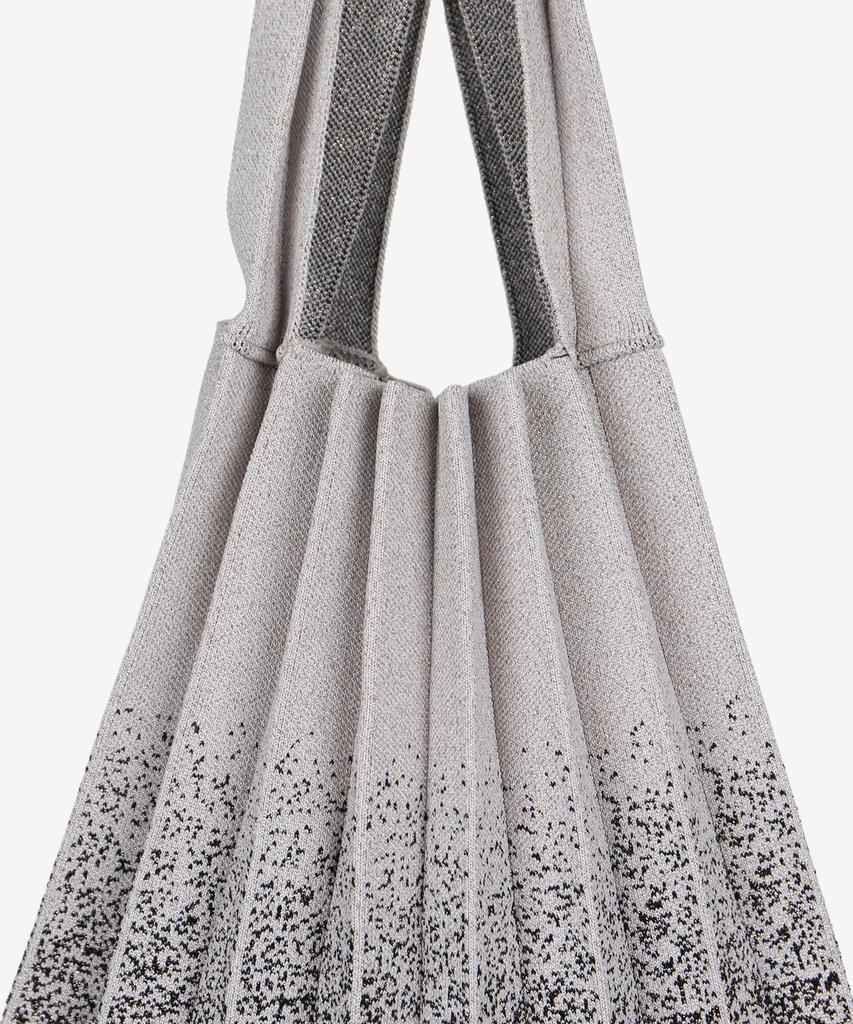 Pleatsmama Shoulder Bag Sunrise Glitter Black