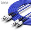 Zhongtianhengke Armored Indoor Telecom-Grade Single-Mode Dual-Core Fiber Optic Patch Cord