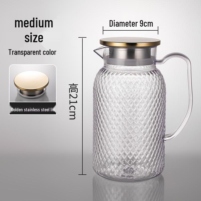 High-Temperature Resistant Acrylic Juice Jug - Plastic Fruit Beverage Kettle for Restaurants & Bars