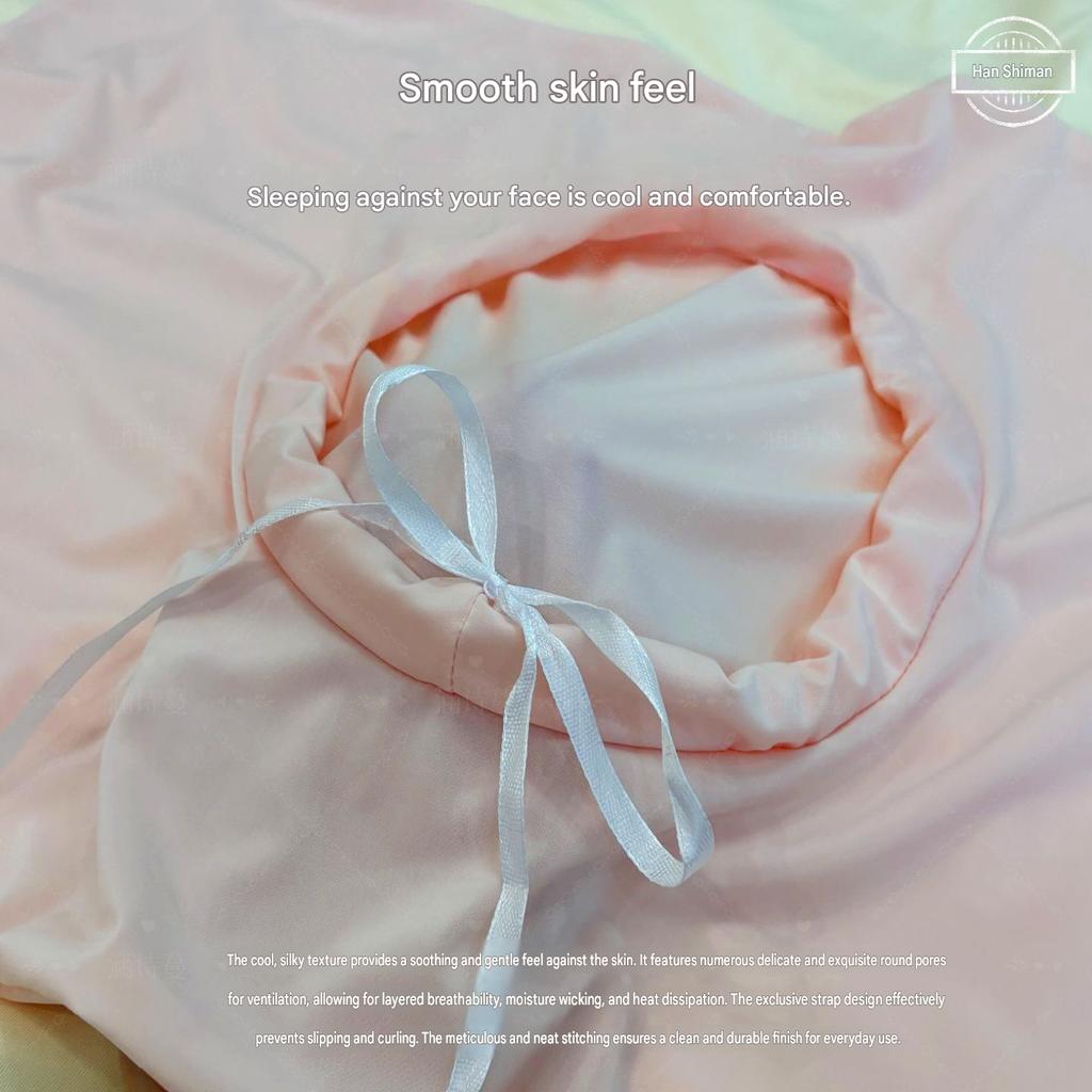 Summer Cool Pillowcase Ice Silk Air Conditioning Pillowcase Breathable Soft Elastic Cooling Pillow Cover for Memory Foam